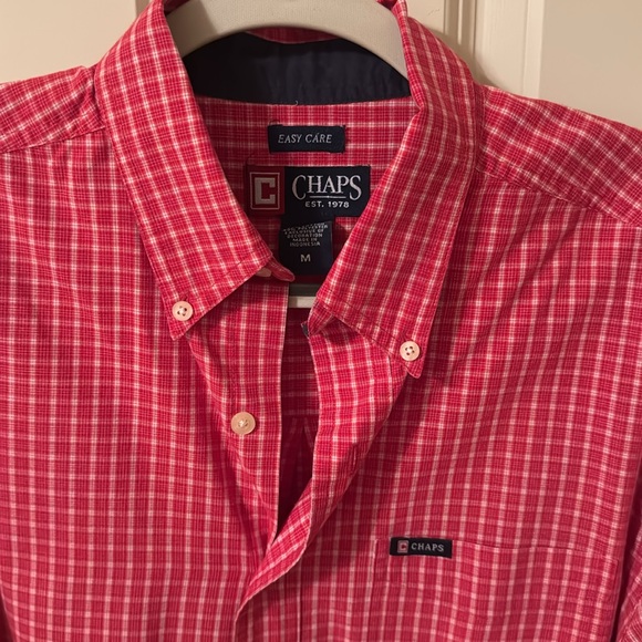 Chaps Red Plaid Shirt! - Picture 2 of 7